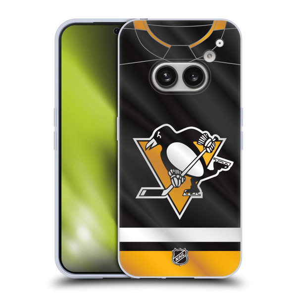 NHL Pittsburgh Penguins Jersey Soft Gel Case for Nothing Phone (2a)