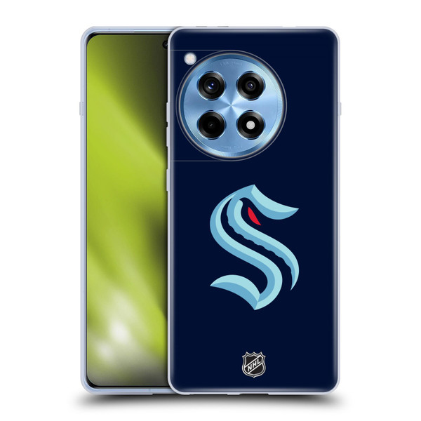 NHL Seattle Kraken Plain Soft Gel Case for OnePlus 12R