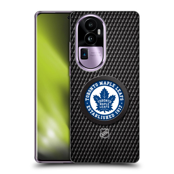 NHL Toronto Maple Leafs Puck Texture Soft Gel Case for OPPO Reno10 Pro+