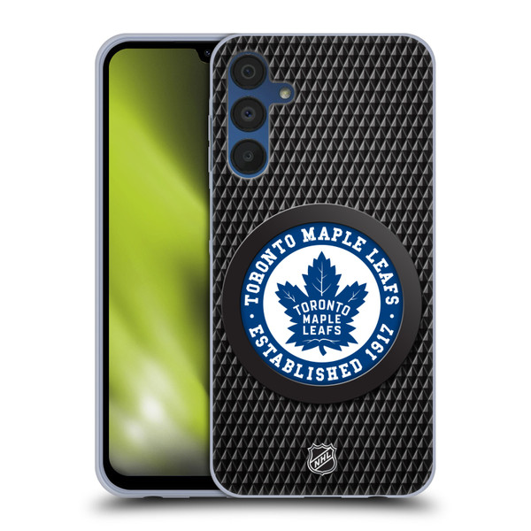 NHL Toronto Maple Leafs Puck Texture Soft Gel Case for Samsung Galaxy A15