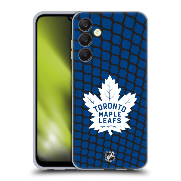 NHL Toronto Maple Leafs Net Pattern Soft Gel Case for Samsung Galaxy A25 5G