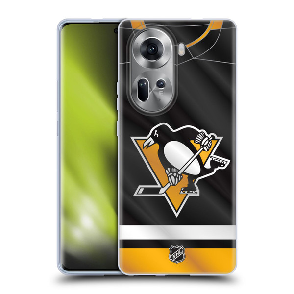 NHL Pittsburgh Penguins Jersey Soft Gel Case for OPPO Reno11