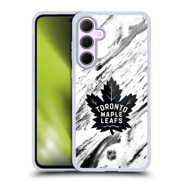 NHL Toronto Maple Leafs Marble Soft Gel Case for Samsung Galaxy A35 5G