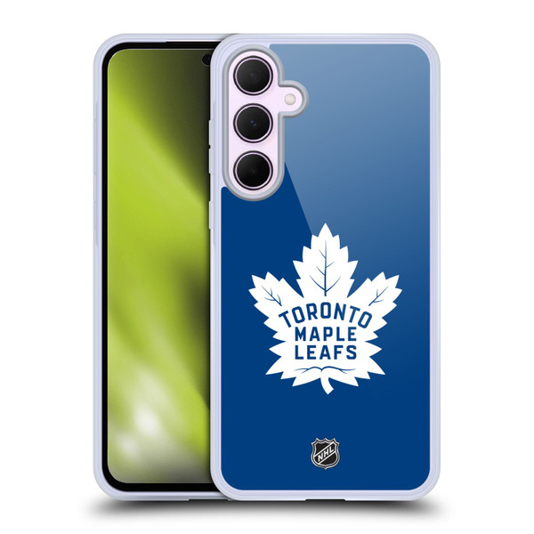NHL Toronto Maple Leafs Plain Soft Gel Case for Samsung Galaxy A35 5G