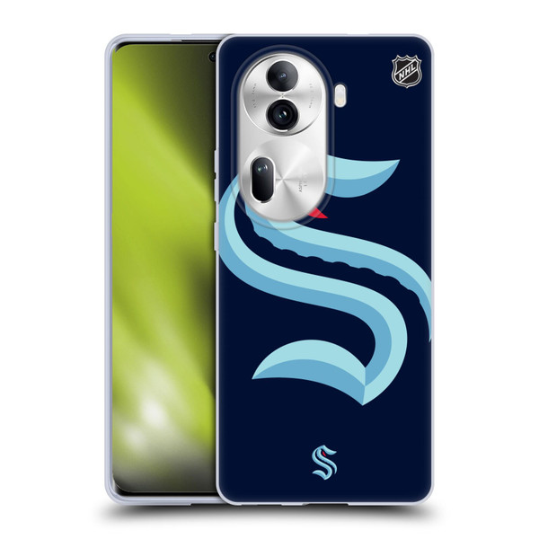 NHL Seattle Kraken Oversized Soft Gel Case for OPPO Reno11 Pro