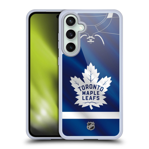 NHL Toronto Maple Leafs Jersey Soft Gel Case for Samsung Galaxy S23 FE 5G