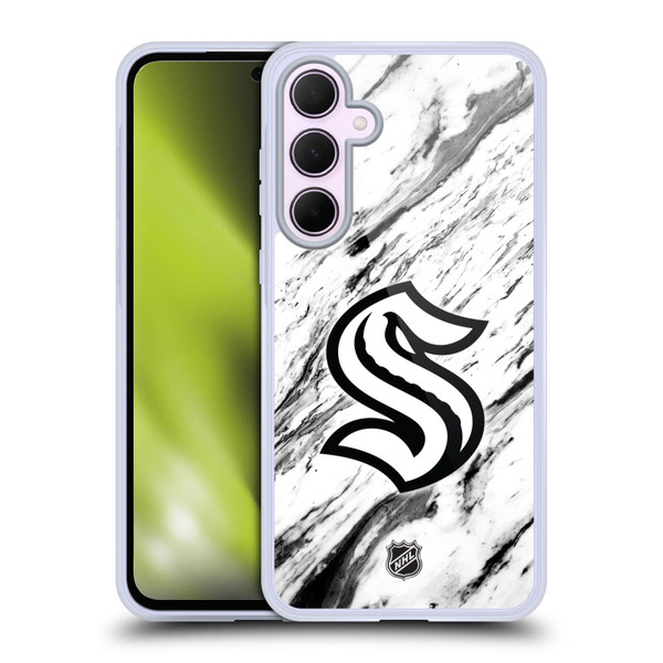 NHL Seattle Kraken Marble Soft Gel Case for Samsung Galaxy A35 5G