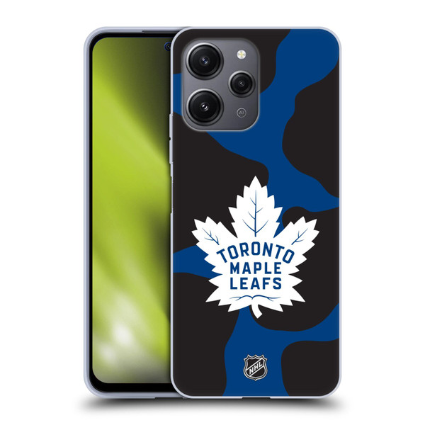 NHL Toronto Maple Leafs Cow Pattern Soft Gel Case for Xiaomi Redmi 12