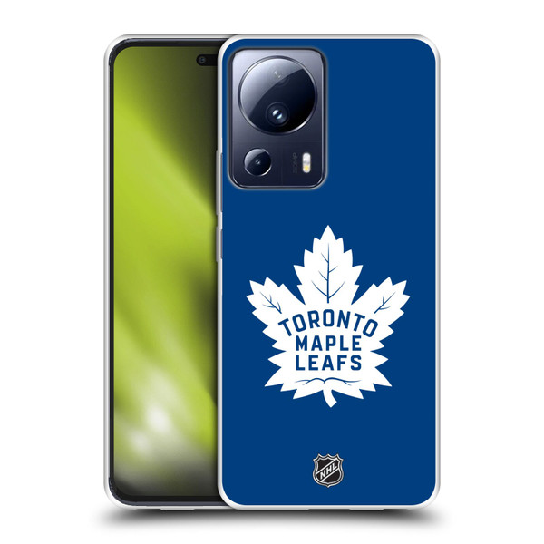 NHL Toronto Maple Leafs Plain Soft Gel Case for Xiaomi 13 Lite 5G