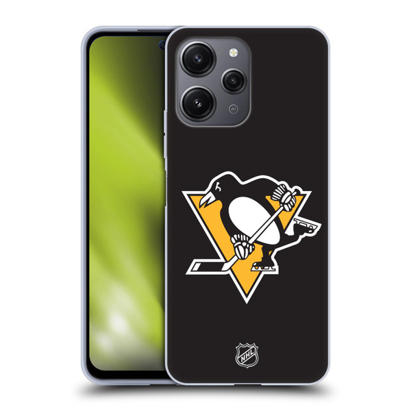 NHL Pittsburgh Penguins Plain Soft Gel Case for Xiaomi Redmi 12