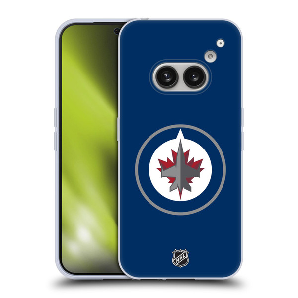 NHL Winnipeg Jets Plain Soft Gel Case for Nothing Phone (2a)