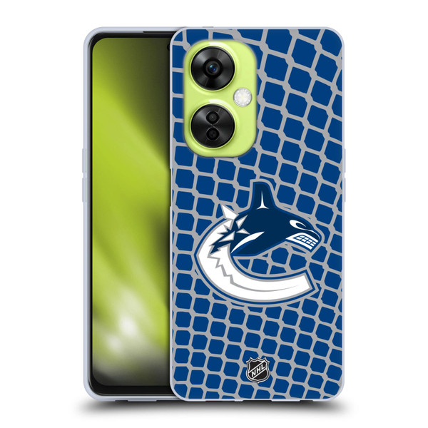 NHL Vancouver Canucks Net Pattern Soft Gel Case for OnePlus Nord CE 3 Lite 5G