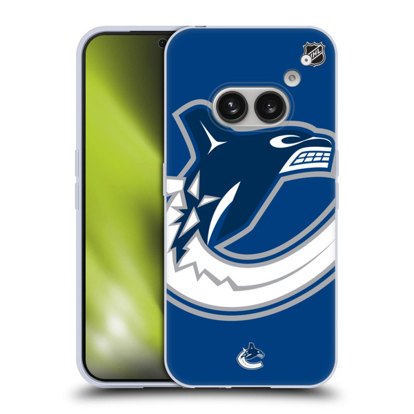 NHL Vancouver Canucks Oversized Soft Gel Case for Nothing Phone (2a)