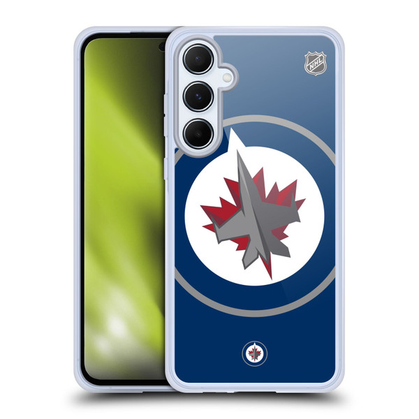 NHL Winnipeg Jets Oversized Soft Gel Case for Samsung Galaxy A55 5G