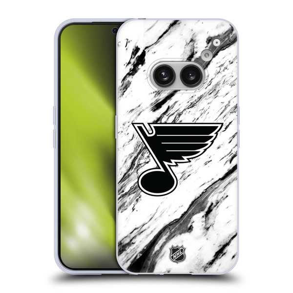 NHL St Louis Blues Marble Soft Gel Case for Nothing Phone (2a)
