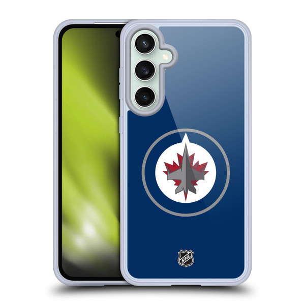 NHL Winnipeg Jets Plain Soft Gel Case for Samsung Galaxy S23 FE 5G