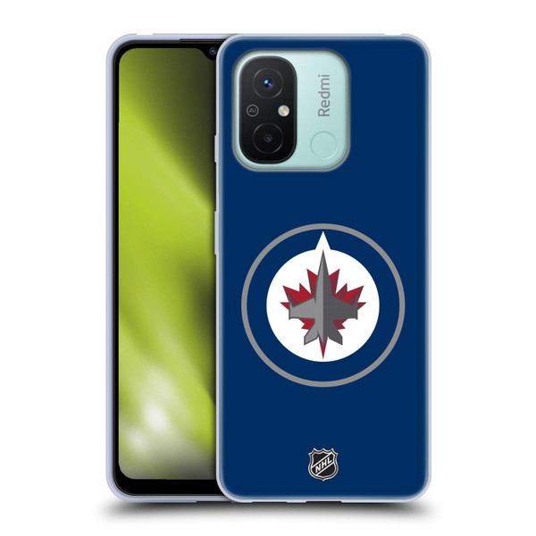 NHL Winnipeg Jets Plain Soft Gel Case for Xiaomi Redmi 12C