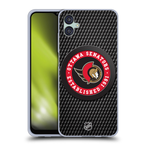 NHL Ottawa Senators Puck Texture Soft Gel Case for Samsung Galaxy M04 5G / A04e