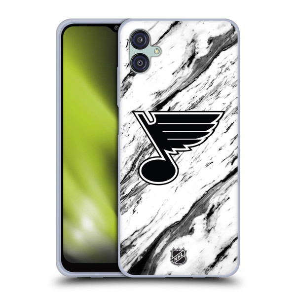 NHL St Louis Blues Marble Soft Gel Case for Samsung Galaxy M04 5G / A04e