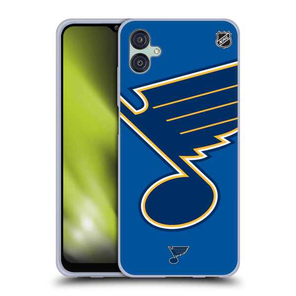 NHL St Louis Blues Oversized Soft Gel Case for Samsung Galaxy M04 5G / A04e