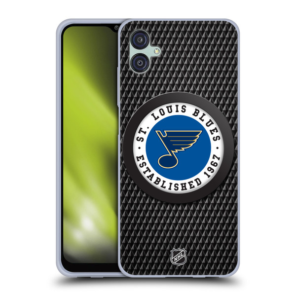 NHL St Louis Blues Puck Texture Soft Gel Case for Samsung Galaxy M04 5G / A04e