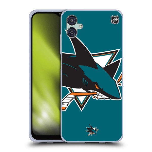 NHL San Jose Sharks Oversized Soft Gel Case for Samsung Galaxy M04 5G / A04e