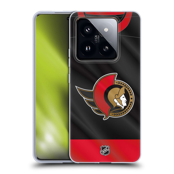 NHL Ottawa Senators Jersey Soft Gel Case for Xiaomi 14 Pro