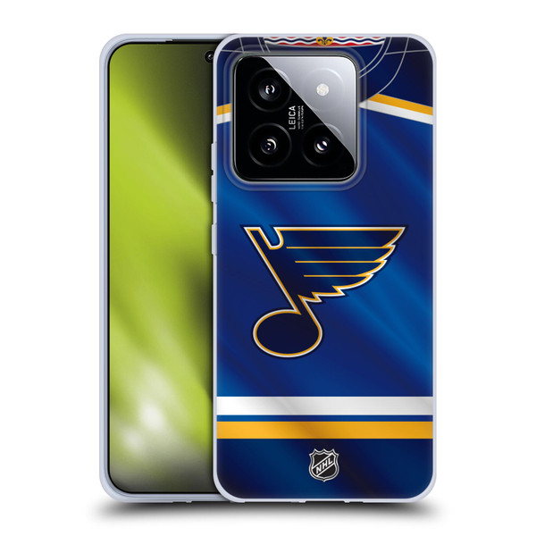 NHL St Louis Blues Jersey Soft Gel Case for Xiaomi 14