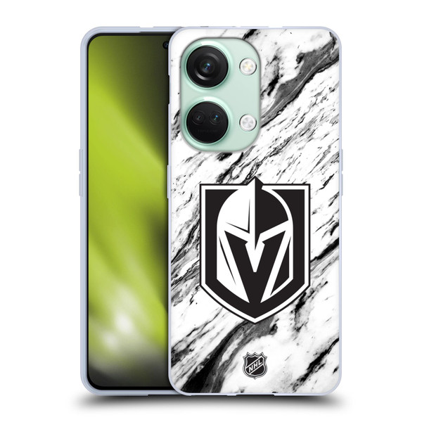 NHL Vegas Golden Knights Marble Soft Gel Case for OnePlus Nord 3 5G