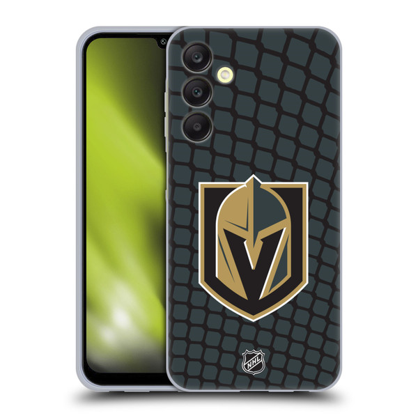NHL Vegas Golden Knights Net Pattern Soft Gel Case for Samsung Galaxy A25 5G