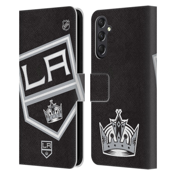 NHL Los Angeles Kings Oversized Leather Book Wallet Case Cover For Samsung Galaxy A24 4G / M34 5G