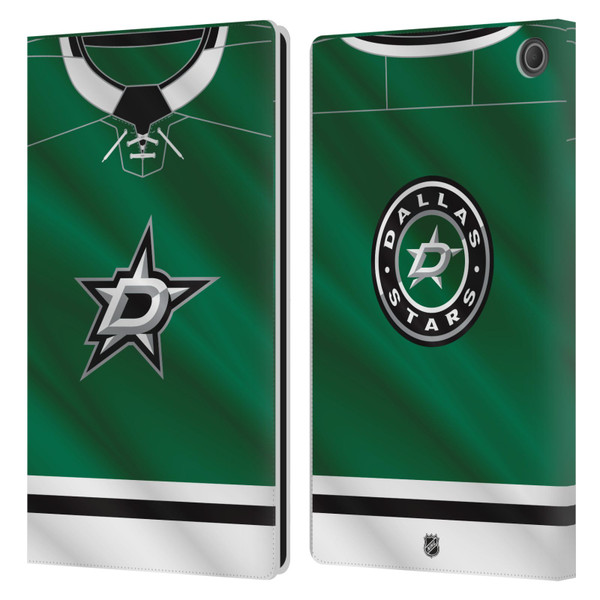 NHL Dallas Stars Jersey Leather Book Wallet Case Cover For Amazon Fire Max 11 2023