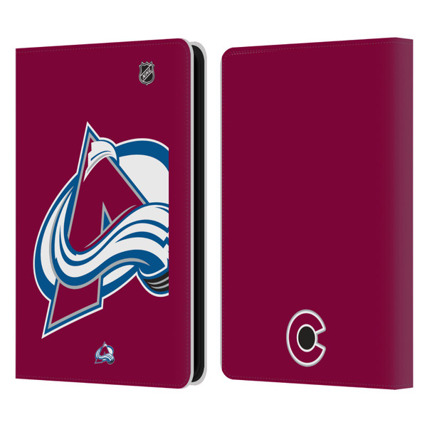 NHL Colorado Avalanche Oversized Leather Book Wallet Case Cover For Amazon Kindle 11th Gen 6in 2022