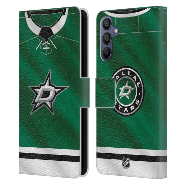NHL Dallas Stars Jersey Leather Book Wallet Case Cover For Samsung Galaxy A15