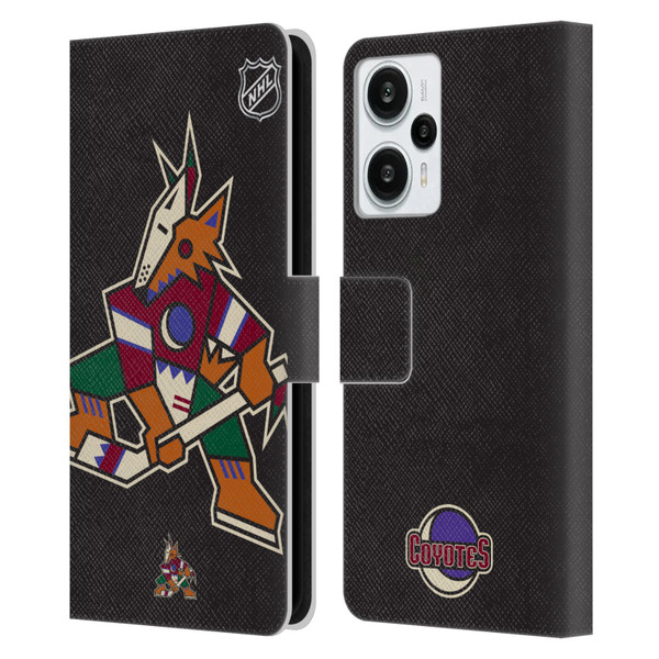 NHL Arizona Coyotes Oversized Leather Book Wallet Case Cover For Xiaomi Redmi Note 12T