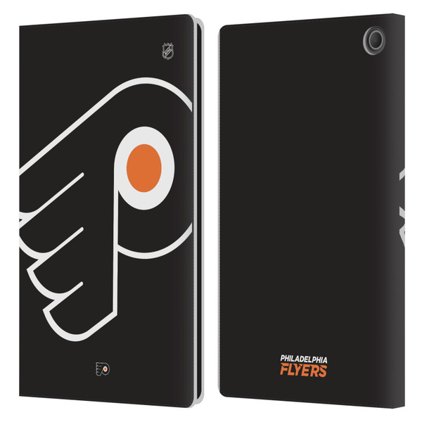 NHL Philadelphia Flyers Oversized Leather Book Wallet Case Cover For Amazon Fire Max 11 2023