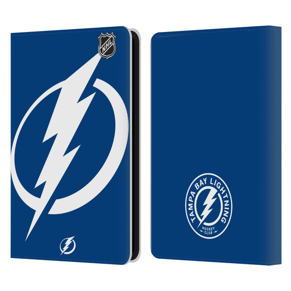 NHL Tampa Bay Lightning Oversized Leather Book Wallet Case Cover For Amazon Kindle 11th Gen 6in 2022