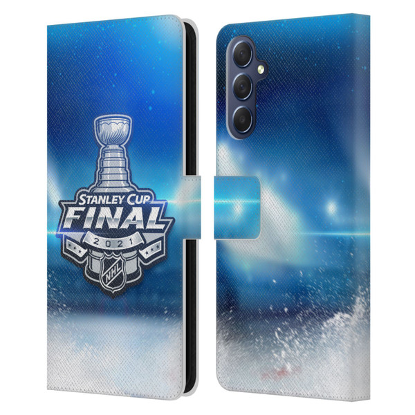 NHL 2021 Stanley Cup Final Stadium Leather Book Wallet Case Cover For Samsung Galaxy M54 5G