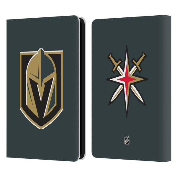 NHL Vegas Golden Knights Plain Leather Book Wallet Case Cover For Amazon Kindle Paperwhite 5 (2021)