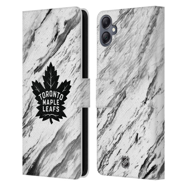 NHL Toronto Maple Leafs Marble Leather Book Wallet Case Cover For Samsung Galaxy A05