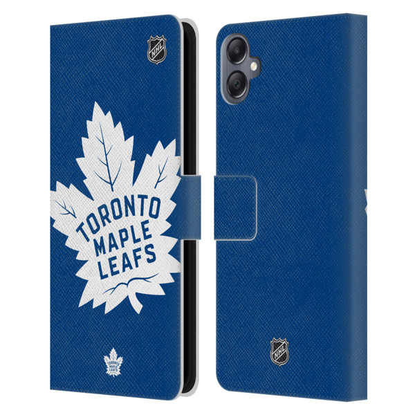 NHL Toronto Maple Leafs Oversized Leather Book Wallet Case Cover For Samsung Galaxy A05