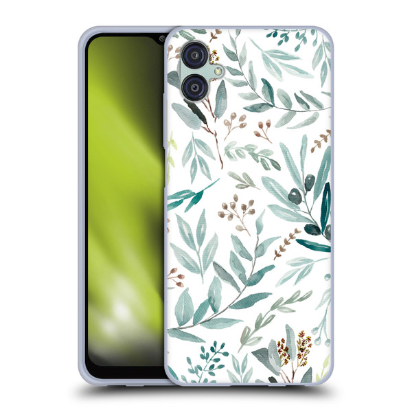 Anis Illustration Bloomers Eucalyptus Soft Gel Case for Samsung Galaxy M04 5G / A04e