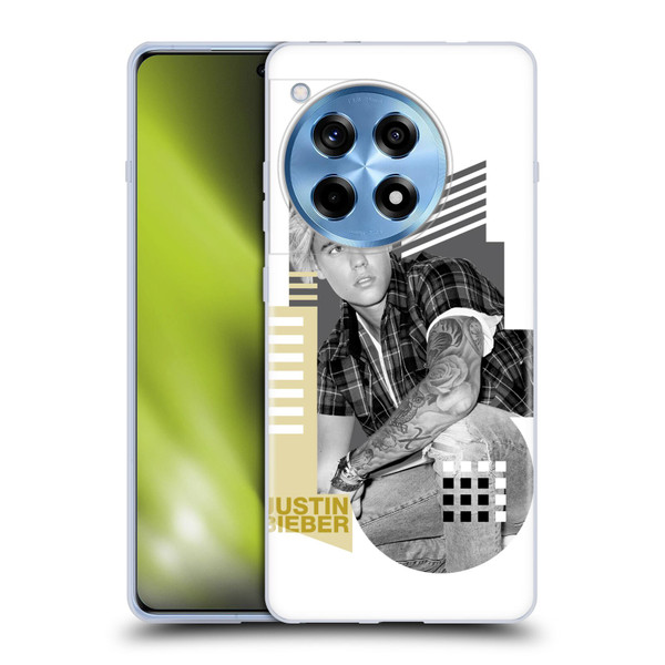 Justin Bieber Purpose B&w Calendar Geometric Collage Soft Gel Case for OnePlus 12R