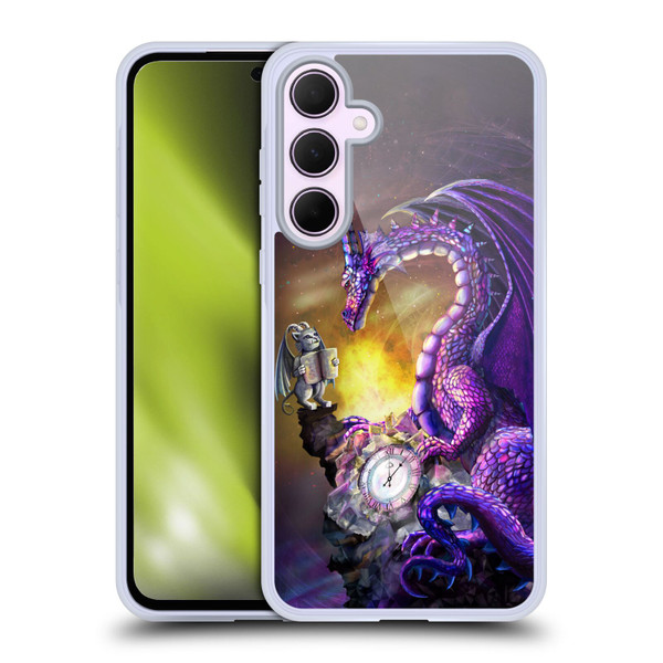 Rose Khan Dragons Purple Time Soft Gel Case for Samsung Galaxy A35 5G
