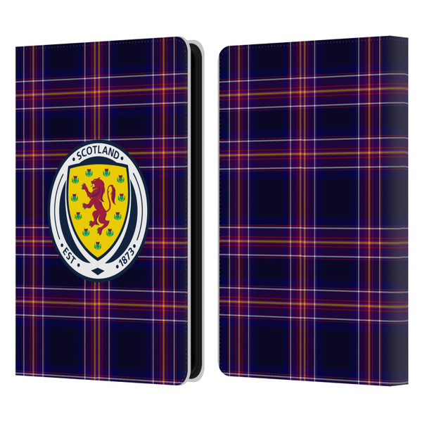 Scotland National Football Team Logo 2 Tartan Leather Book Wallet Case Cover For Amazon Kindle Paperwhite 5 (2021)