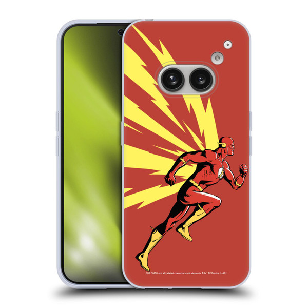 The Flash DC Comics Fast Fashion Running Soft Gel Case for Nothing Phone (2a)