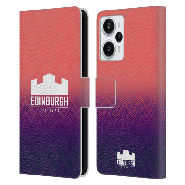 Edinburgh Rugby Graphic Art Training Leather Book Wallet Case Cover For Xiaomi Redmi Note 12T