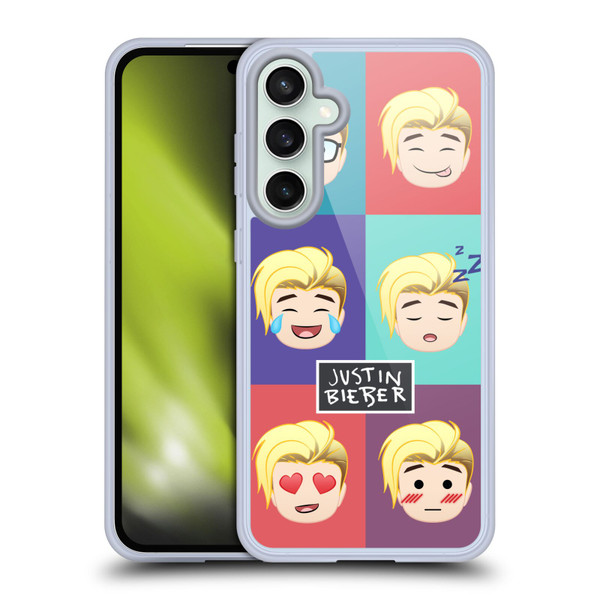 Justin Bieber Justmojis Cute Faces Soft Gel Case for Samsung Galaxy S23 FE 5G