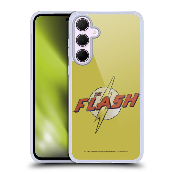 The Flash DC Comics Fast Fashion Logo Soft Gel Case for Samsung Galaxy A35 5G