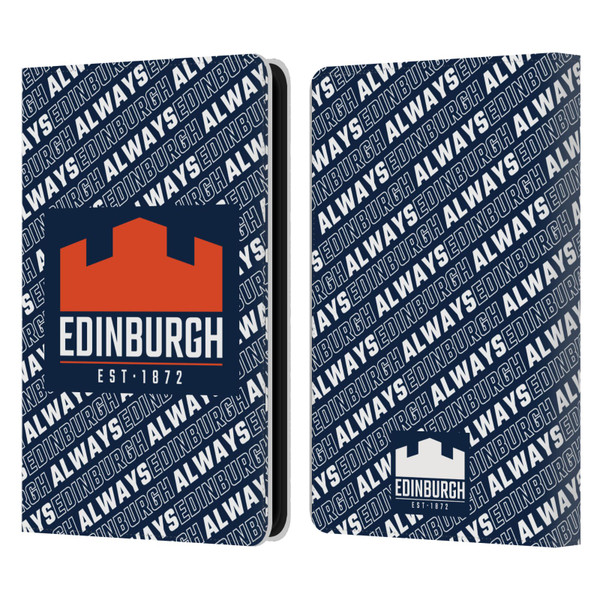 Edinburgh Rugby Graphics Logo Pattern Leather Book Wallet Case Cover For Amazon Kindle 11th Gen 6in 2022